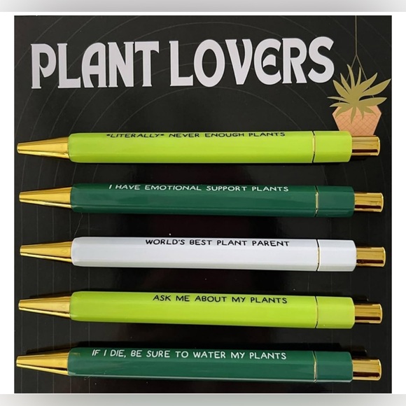 Other - Plant lovers pen set of 5